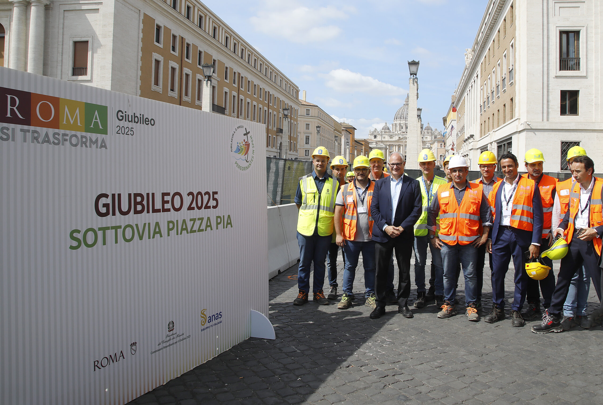 Meloni inaugura Piazza Pia, opera simbolo del Giubileo